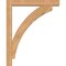 Ekena Millwork Thorton Block Smooth Bracket w/ Offset Brace, Western Red Cedar, 5 1/2"W x 34"D x 42"H BKT0604X34X42THR05SWR - alternate 3